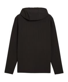 Rückansicht von PUMA teamAdditions Softshelljacke Trainingsjacke Herren schwarz