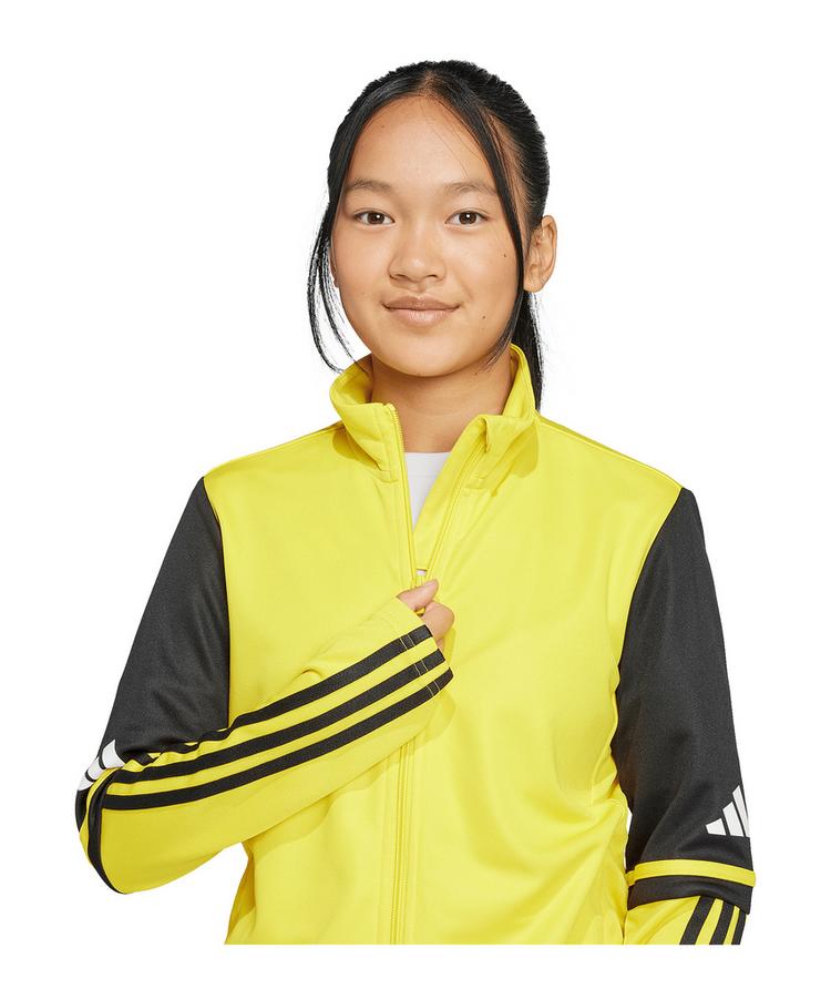 adidas adidas Squadra 25 Trainingsjacke Kids Trainingsjacke Kinder - gelbschwarzweiss - 0 | SportScheck