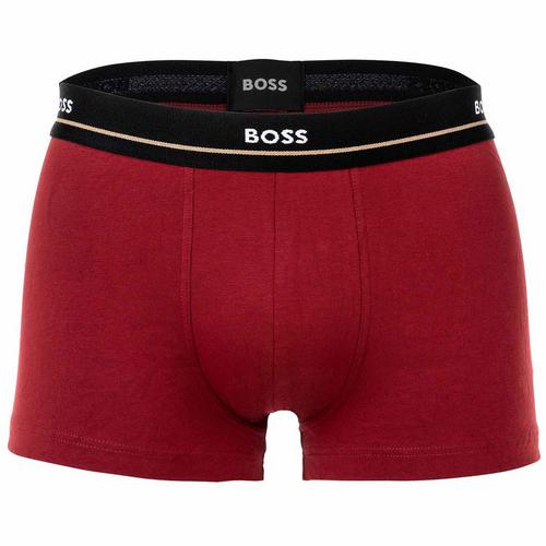 Rückansicht von Boss Boxershort Hipster Herren Schwarz/Blau/Rot
