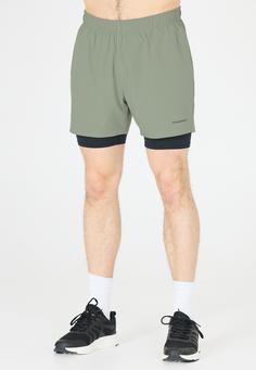 Rückansicht von Endurance Kros Funktionsshorts Herren 3120 Shadow