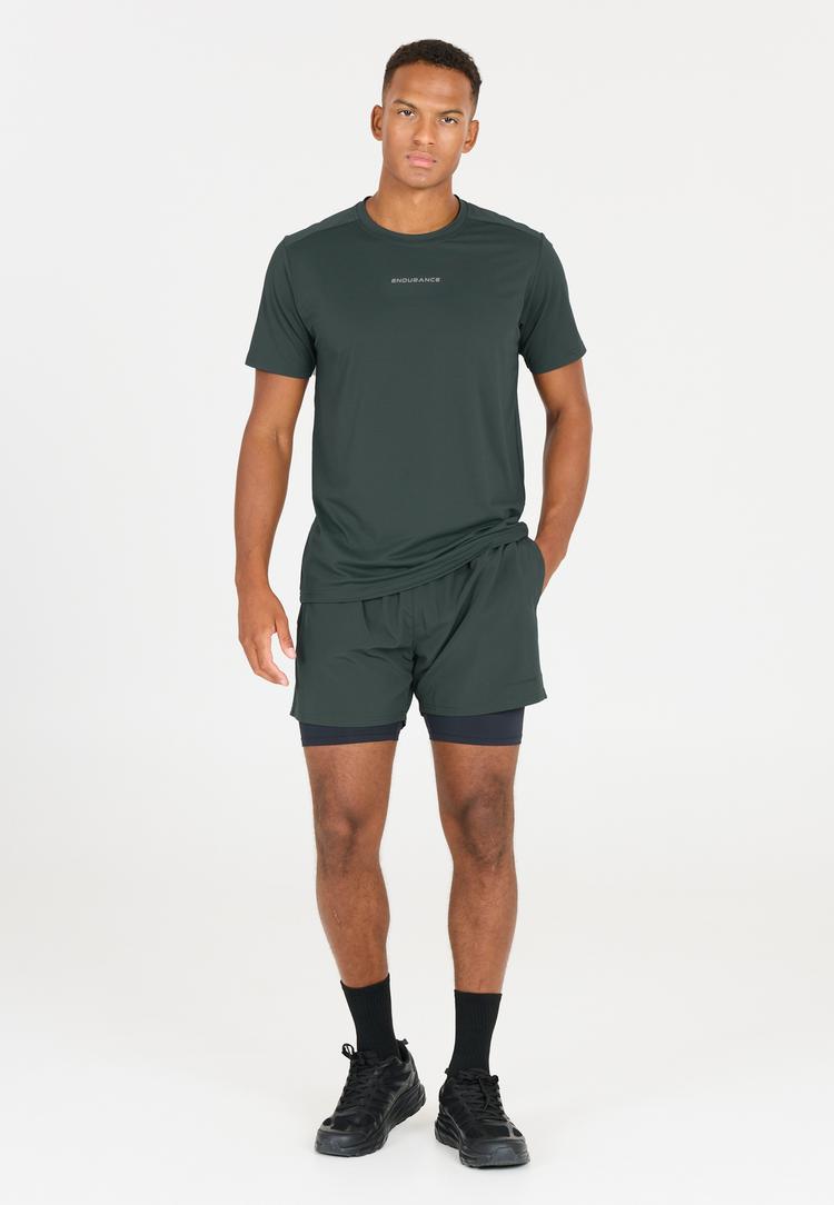 Endurance Endurance Kros Funktionsshorts Herren - 3242 Dusty Forest - 0 | SportScheck