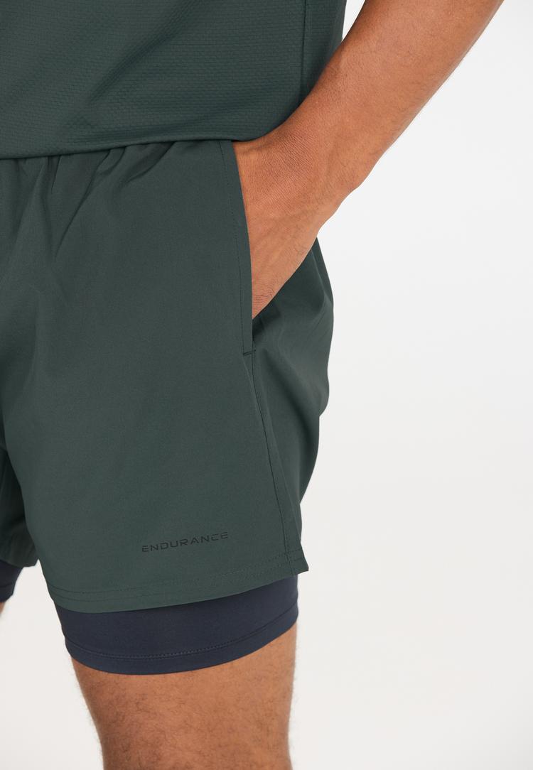 Endurance Endurance Kros Funktionsshorts Herren - 3242 Dusty Forest - 1 | SportScheck