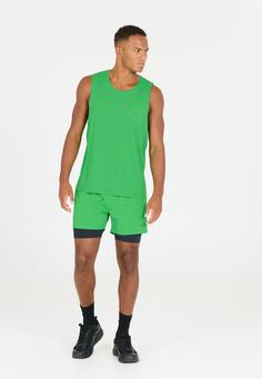 Rückansicht von Endurance Kros Funktionsshorts Herren 3238 Island Green