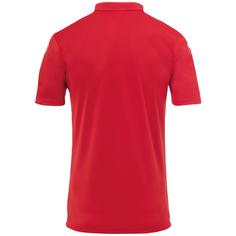 Rückansicht von Uhlsport ESSENTIAL POLY Poloshirt rot
