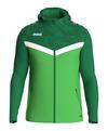 JAKO Iconic Kapuzenjacke Trainingsjacke - gruen