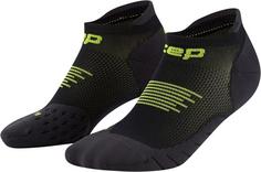 CEP Laufsocken Herren black/lime