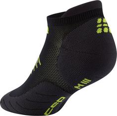 Rückansicht von CEP Laufsocken Herren black/lime