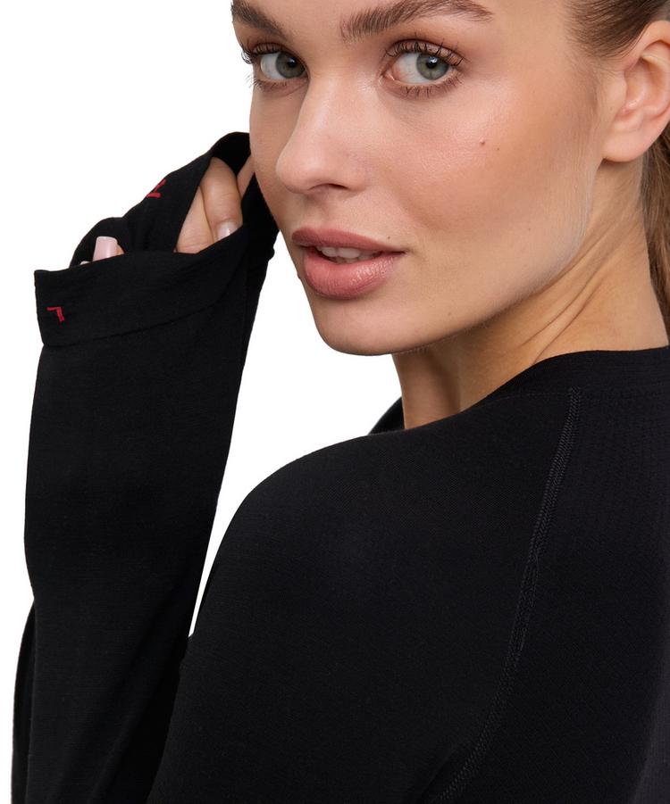 Falke Falke Light longsleeve Regular Funktionsshirt Damen - black (3000) - 2 | SportScheck