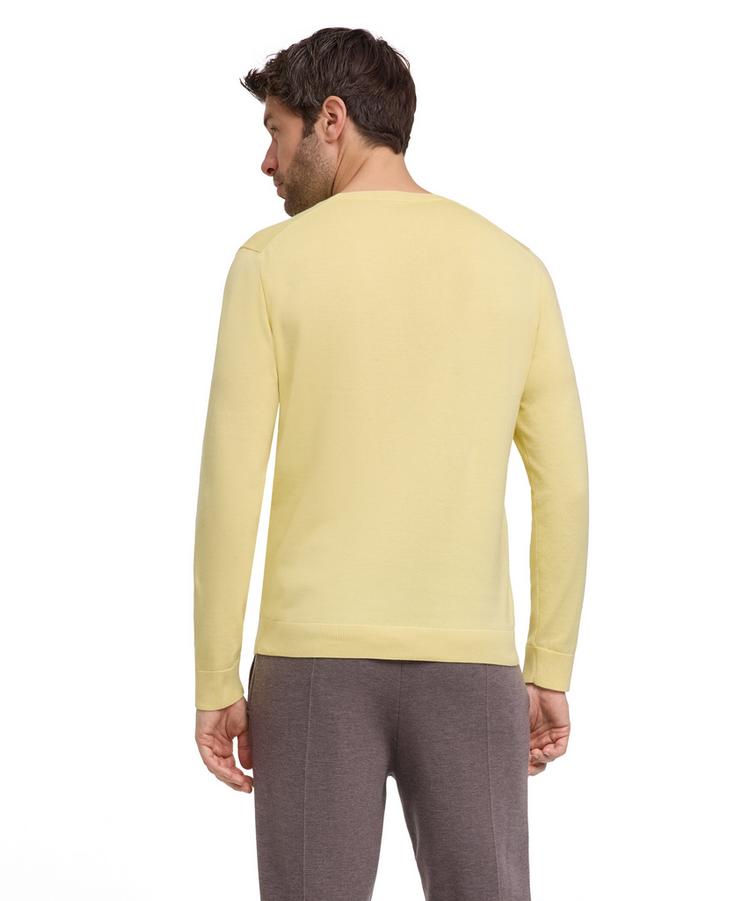 Falke Falke Cotton Crew Neck Strickpullover Herren - hay (1105) - 0 | SportScheck