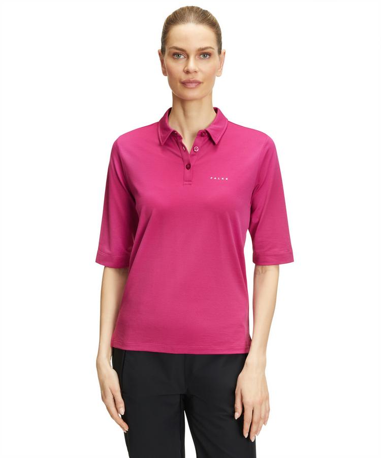 Falke Falke GO Poloshirt Poloshirt Damen - radiant orchid (8692) - 0 | SportScheck