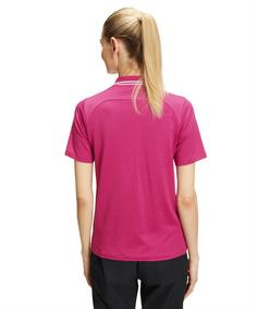 Rückansicht von Falke Poloshirt Damen radiant orchid (8692)