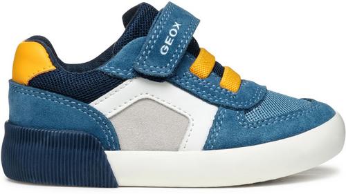 Rückansicht von Geox Sneaker Sneaker Kinder Blau/Gelb