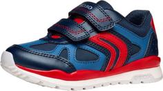 Geox Sneaker Sneaker Kinder Navy/Rot
