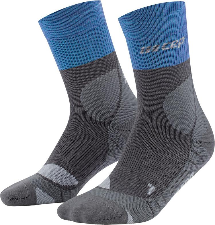 CEP CEP Hiking Compression Mid Cut Socken Herren - blue/grey - 0 | SportScheck