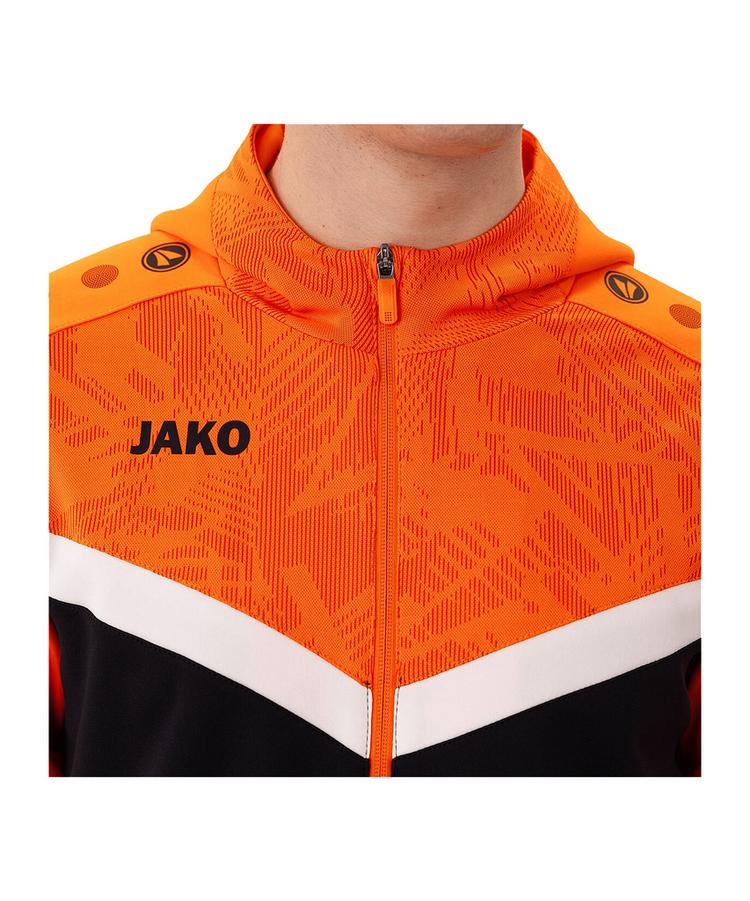 JAKO JAKO Iconic Kapuzenjacke Trainingsjacke - schwarzorange - 0 | SportScheck