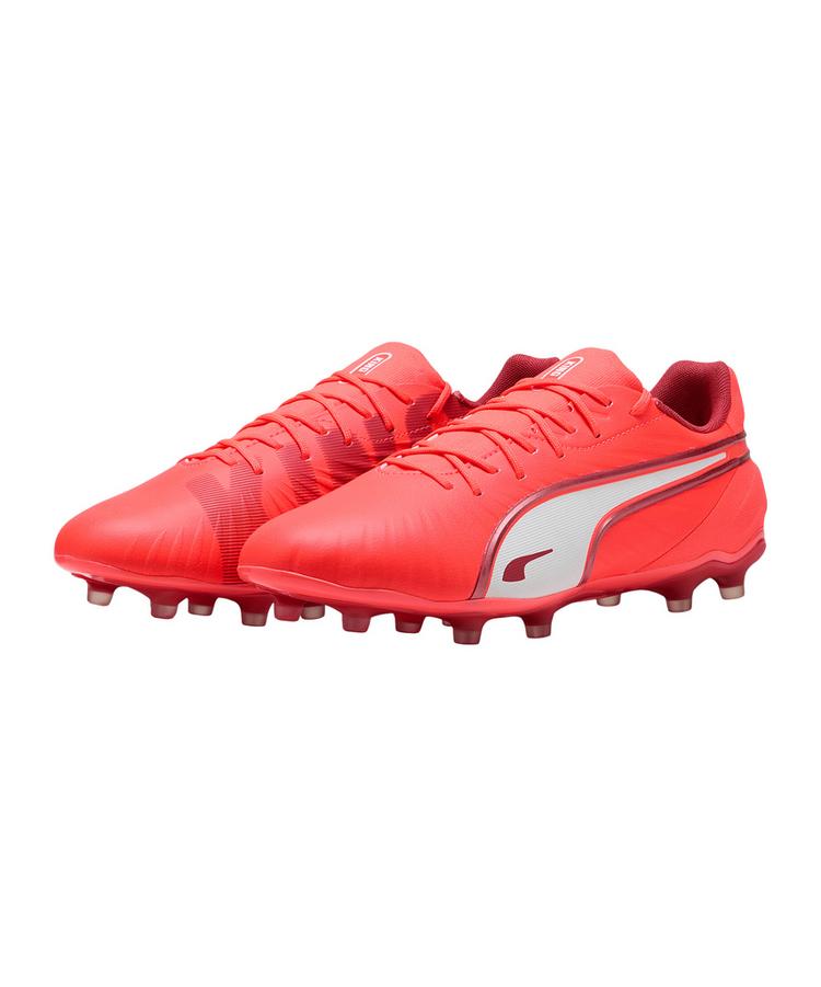 PUMA PUMA KING Match FG/AG Audacity Fu&szlig;ballschuhe - rot - 3 | SportScheck