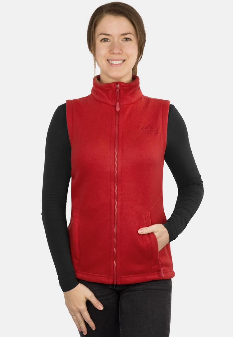normani Outdoor Sports normani Outdoor Sports Kiamika Fleeceweste Damen - Rot - 0 | SportScheck