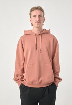 Rückansicht von Cleptomanicx Ligull Boxy Hoodie Herren Russet