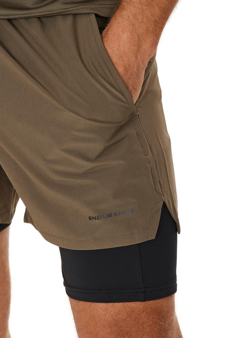 Endurance Endurance Jaivil Funktionsshorts Herren - 1134 Canteen - 1 | SportScheck