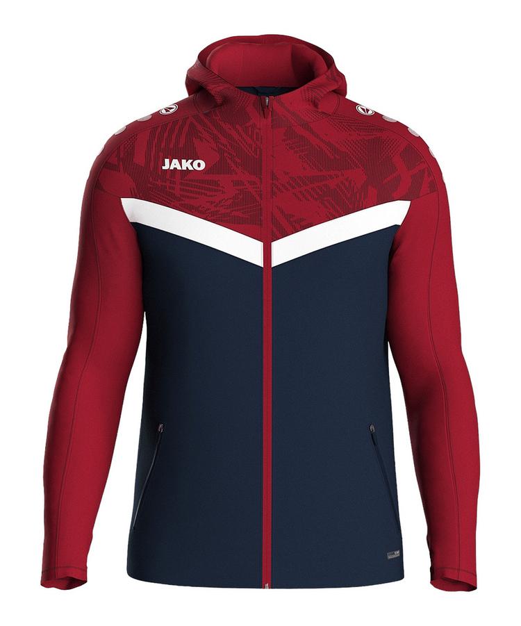 JAKO JAKO Iconic Kapuzenjacke Trainingsjacke - blaurot - 0 | SportScheck