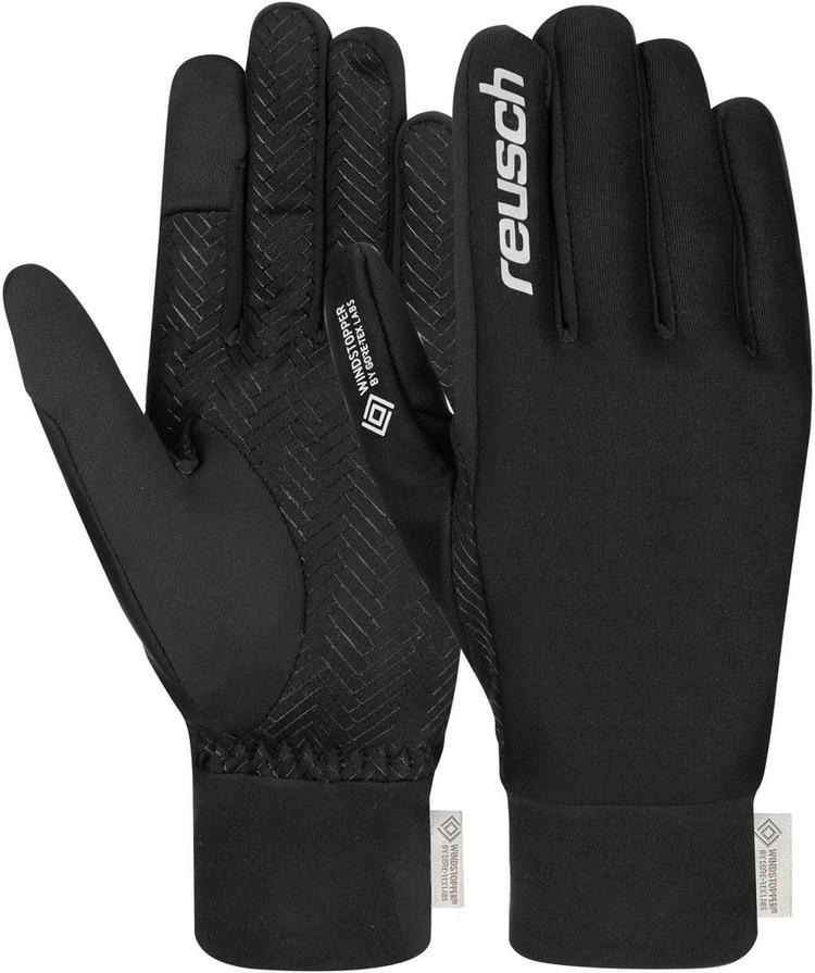 Reusch Reusch Karayel WINDSTOPPER&reg; TOUCH-TEC Junior Handschuh Kinder - 7702 black / silver - 0 | SportScheck