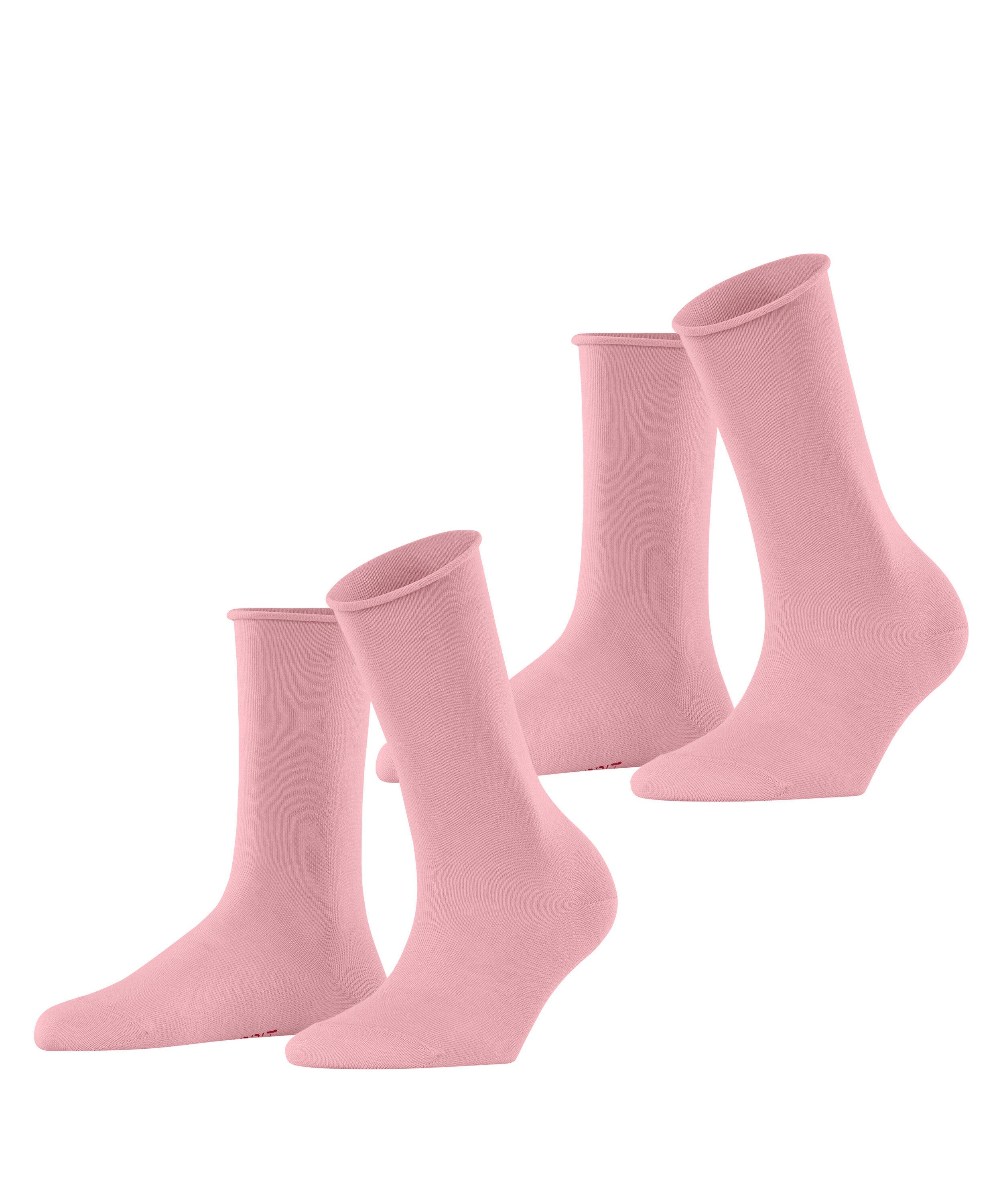 ESPRIT Basic Pure SO 2-Pack Socken Damen - flamingo (8402)