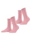 ESPRIT Basic Pure SO 2-Pack Socken Damen - flamingo (8402)
