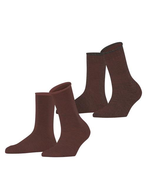 ESPRIT Allover Stripe  2-Pack Socken Damen