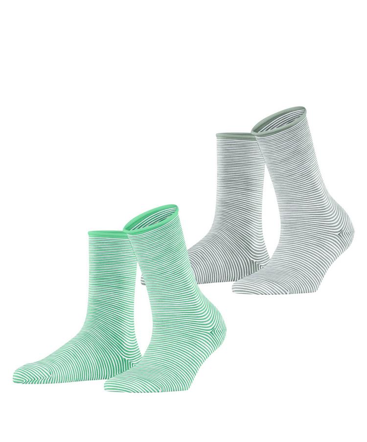 ESPRIT ESPRIT Allover Stripe  2-Pack Socken Damen - mouline (0240) - 0 | SportScheck