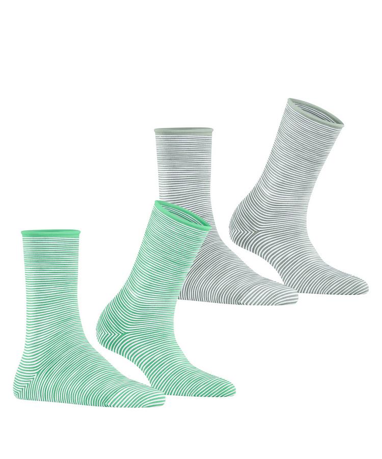 ESPRIT ESPRIT Allover Stripe  2-Pack Socken Damen - mouline (0240) - 0 | SportScheck