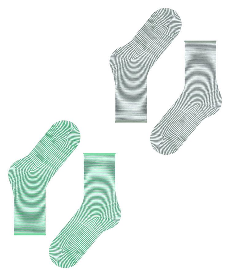 ESPRIT ESPRIT Allover Stripe  2-Pack Socken Damen - mouline (0240) - 2 | SportScheck