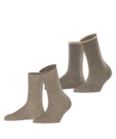 ESPRIT Allover Stripe  2-Pack Freizeitsocken Damen sortiment alt (0320)