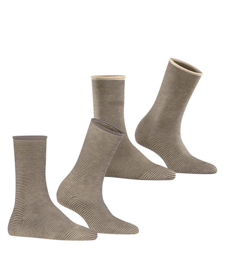 ESPRIT ESPRIT Allover Stripe  2-Pack Socken Damen - sortiment alt (0320) - 0 | SportScheck