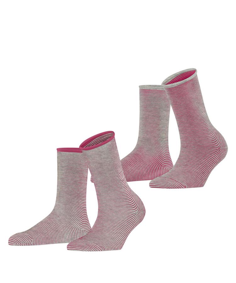 ESPRIT ESPRIT Allover Stripe  2-Pack Socken Damen - sortiment alt (0330) - 0 | SportScheck