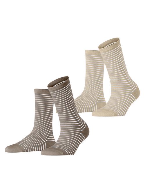 ESPRIT Fine Line  2-Pack Socken Damen