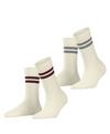 ESPRIT Tennis Stripe SO  2-Pack Socken Damen - turtel dov (2140)
