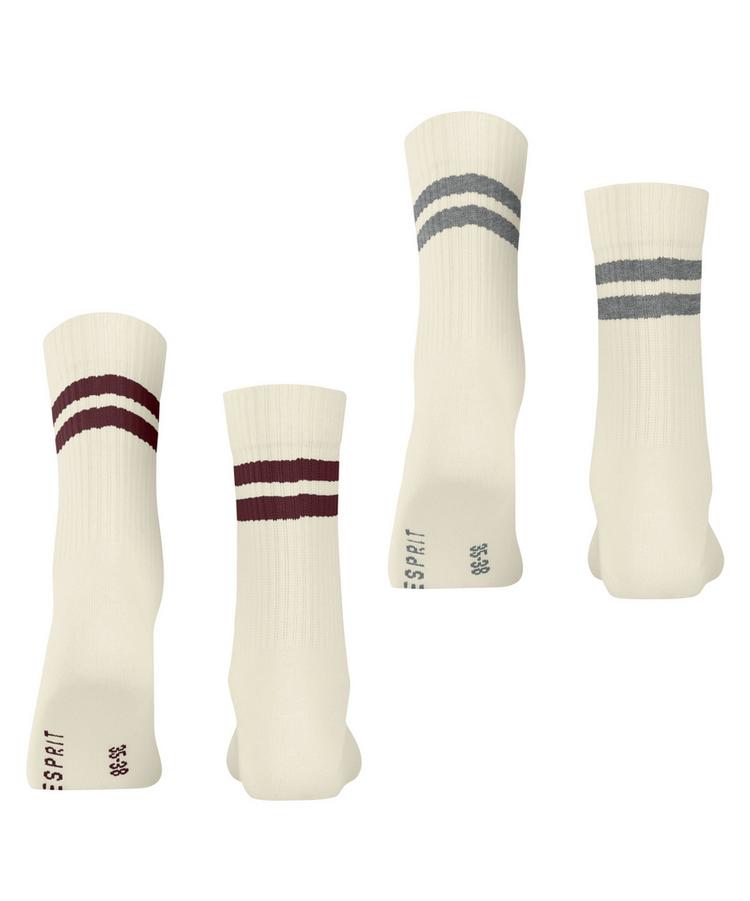 ESPRIT ESPRIT Tennis Stripe SO  2-Pack Socken Damen - turtel dov (2140) - 0 | SportScheck