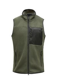 Peak Performance Fleeceweste Herren - olive
