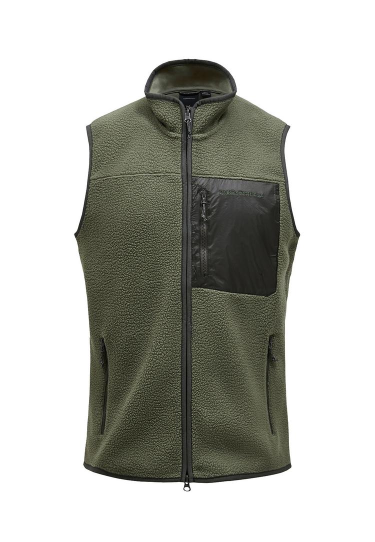 Peak Performance Peak Performance Fleeceweste Herren - olive - 0 | SportScheck