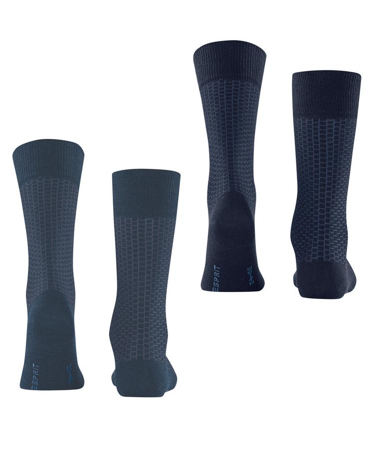 ESPRIT ESPRIT Illusional Grid SO  2-Pack Socken Herren - sortiment (0040) - 0 | SportScheck