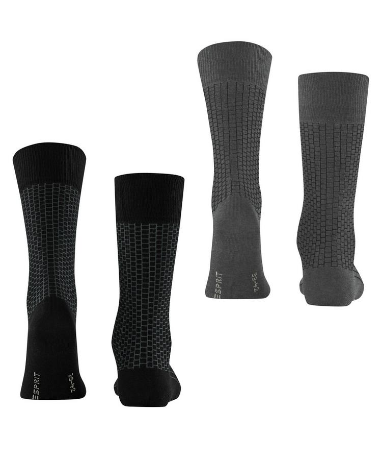 ESPRIT ESPRIT Illusional Grid SO  2-Pack Socken Herren - sortiment (0050) - 0 | SportScheck