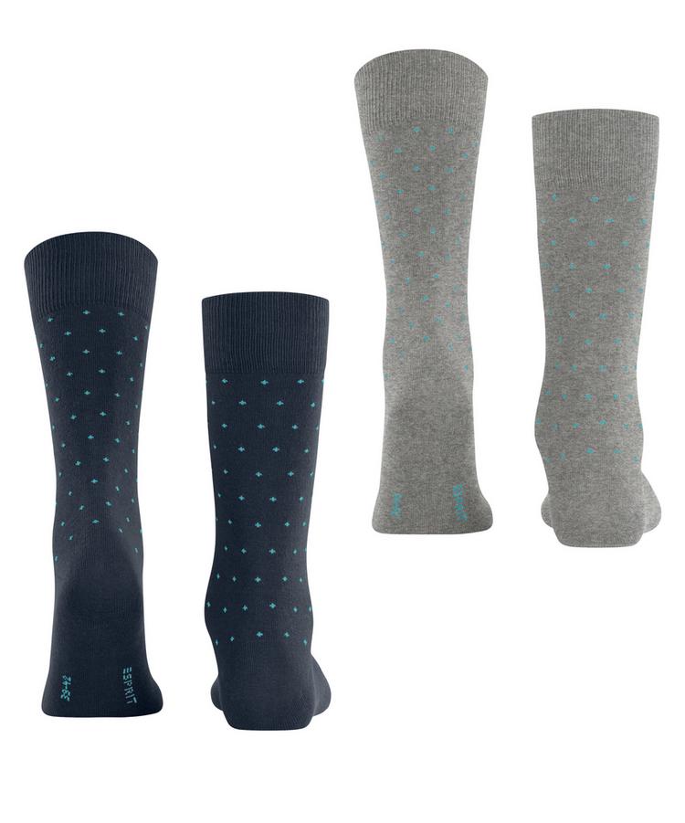 ESPRIT ESPRIT Fine Dot  2-Pack Socken Herren - sortiment (0210) - 0 | SportScheck