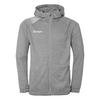 Kempa Ambition 28 Kapuzenjacke - dark grau melange