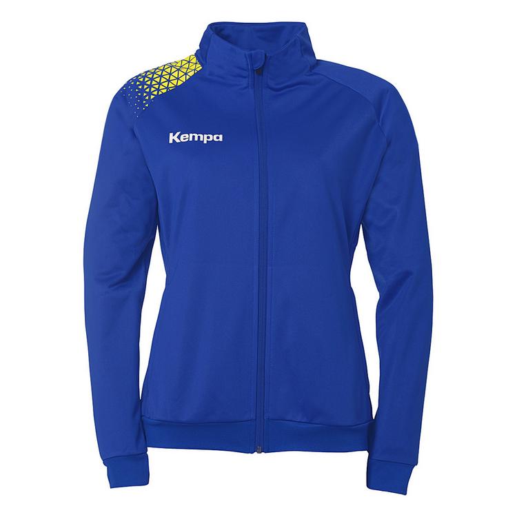 Kempa Kempa Ambition 28 Poly Women Trainingsjacke Damen - royal/limonengelb - 0 | SportScheck