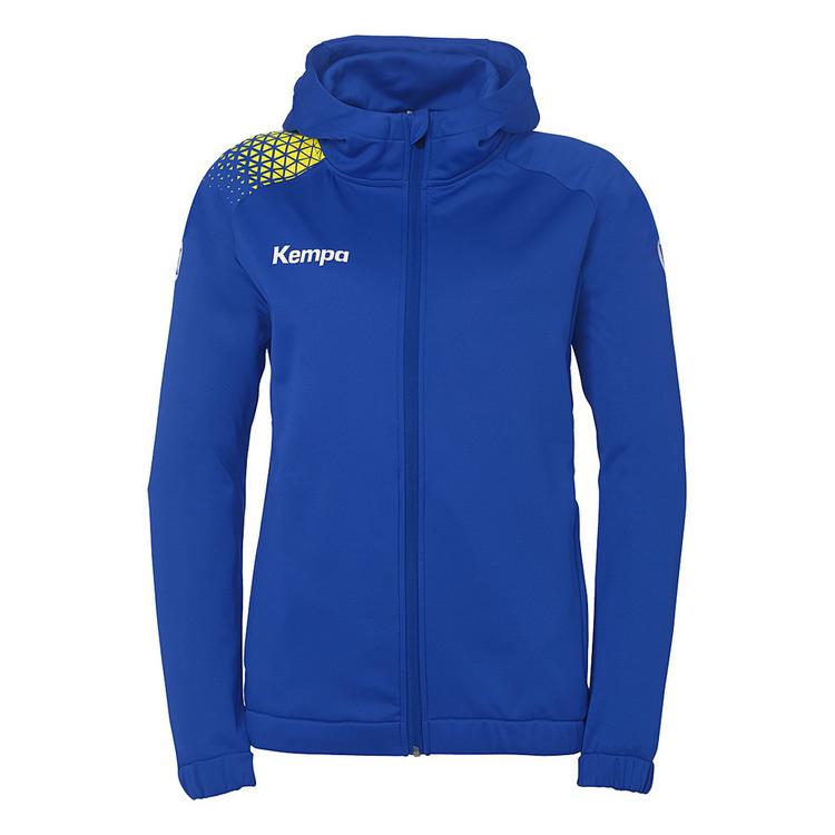 Kempa Kempa Ambition 28 Women Kapuzenjacke Damen - royal/limonengelb - 0 | SportScheck