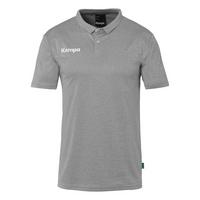Kempa Poly Poloshirt Kinder - dark grau melange