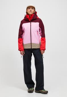 Rückansicht von Peak Performance GORE-TEX Funktionsjacke Damen pflaume