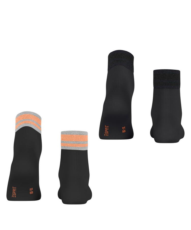 ESPRIT ESPRIT Retro Glitter SSO  2-Pack Socken Damen - black (3000) - 0 | SportScheck