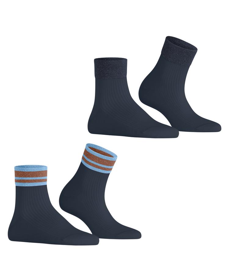 ESPRIT ESPRIT Retro Glitter SSO  2-Pack Socken Damen - space blue (6116) - 0 | SportScheck