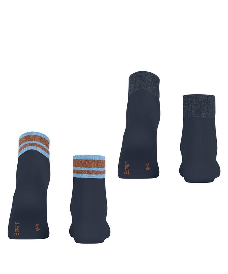 ESPRIT ESPRIT Retro Glitter SSO  2-Pack Socken Damen - space blue (6116) - 0 | SportScheck